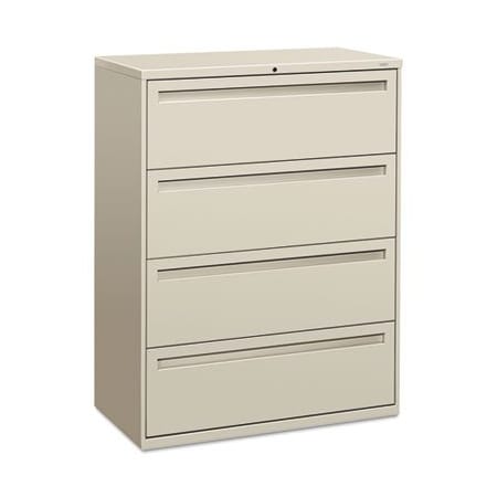 Hon HON, 700 SERIES FOUR-DRAWER LATERAL FILE, 42W X 18D X 52.5H, LIGHT GRAY 794LQ